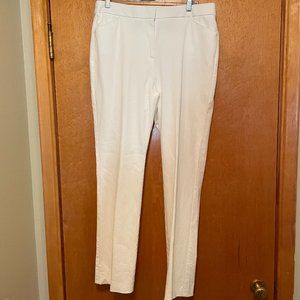Chico's White Khakis Sz 1.5 (10) Mint Cond Stretch